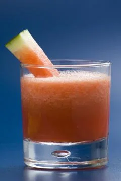 Refreshing cold watermelon juice Stock Photos