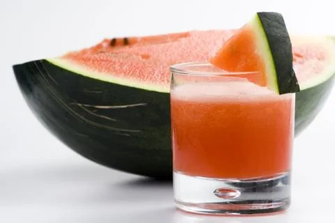 Refreshing cold watermelon juice Foto stock