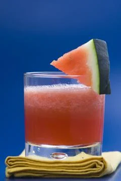 Refreshing cold watermelon juice Stock Photos