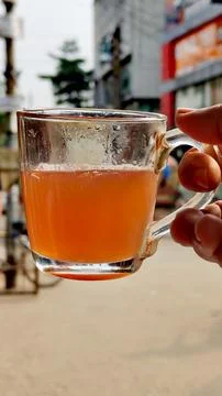 Refreshing Cup of Lemon Tea Stock Photos
