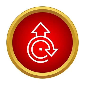 Refreshing data and uploading changes process icon イラスト素材