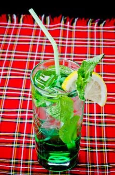 Refreshing delicious mojitos Foto stock