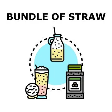 Refreshing drinks and healthy nutrition supplement concept Stock Illustration