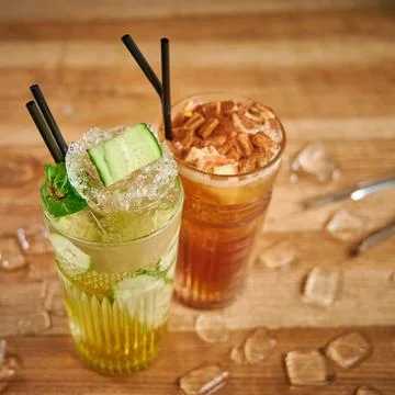 Refreshing drinks Stock Photos