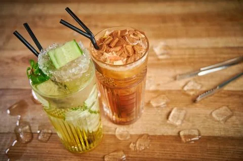 Refreshing drinks Foto stock