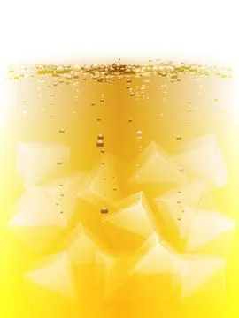 Refreshing ice drink background Stock Illustration