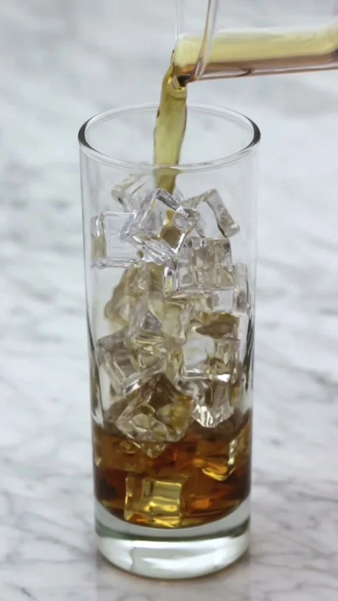 Refreshing iced tea Stock Footage 276915966