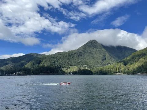 Refreshing Lake Harmony Fotos de archivo