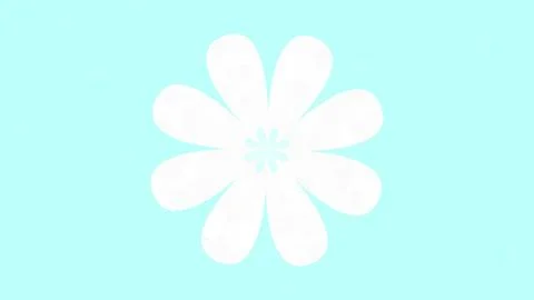 Refreshing light blue flower wallpaper illustration Illustrazione stock