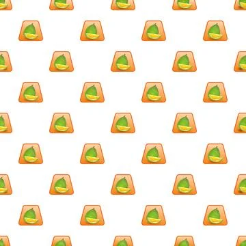 Refreshing lime fruit pattern creating a seamless background Stock Illustration