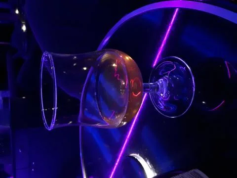 A refreshing liquid in a transparent glass Stock Photos