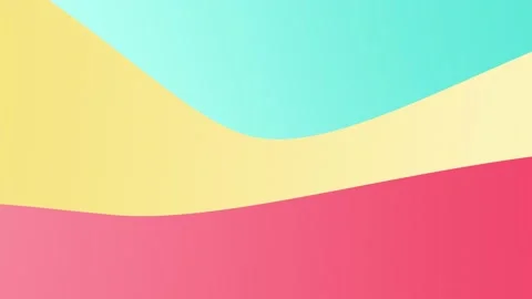 Refreshing loop animation, in pink, yellow and green. Stock Footage 237211782