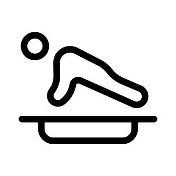 Refreshing modern exercise icon set for fitness, health, and active lifesty.. Stockillustratie