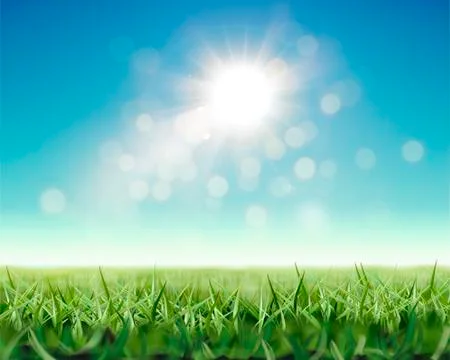 Refreshing nature background Stock Illustration