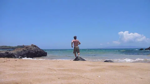 Refreshing Ocean Dive Stock Footage 24241836