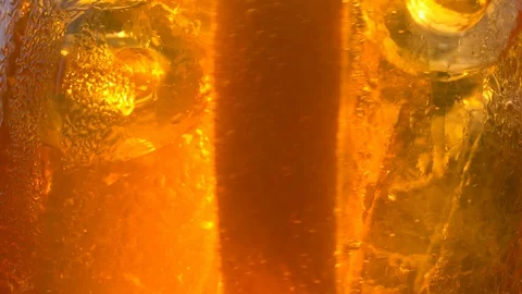 Refreshing orange drink in the sun - 4K 60fps Video stock 113851079