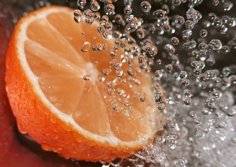 Refreshing orange 写真素材