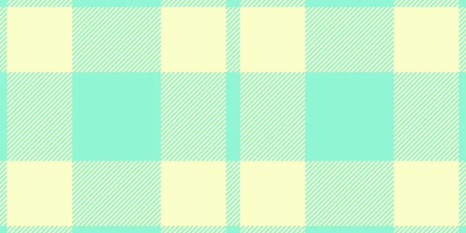 Refreshing pastel plaid pattern with mint and ivory hues. Ideal for backgroun Stock Illustration