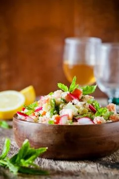 Refreshing Quinoa Salad Stock Photos