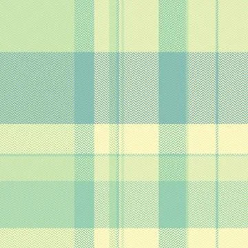 A refreshing seamless plaid pattern in soft pastel blue, mint, and cream. Stock Illustration