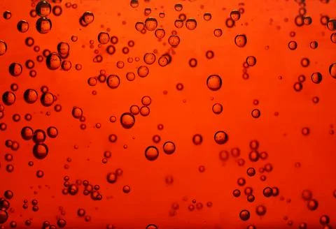 Refreshing soda water as background, closeup view Stock Photos