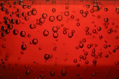 Refreshing soda water as background, closeup view Foto stock