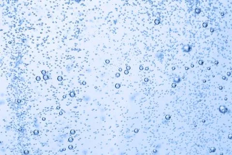 Refreshing soda water as background, closeup view Foto stock