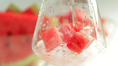 Refreshing soft drink with ice. Stock Footage 138400801