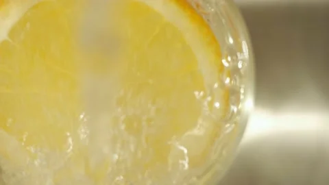 Refreshing soft drink Lemon and orange sparkling water Stock Footage 151659866