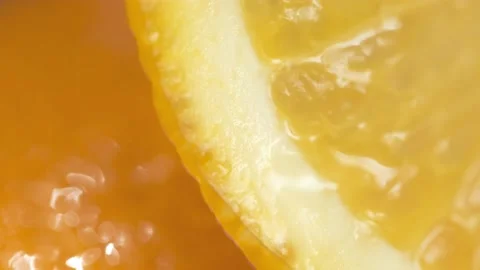 Refreshing soft drink Lemon and orange sparkling water Stock Footage 152862173