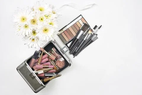Refreshing spring cosmetics Stock Photos