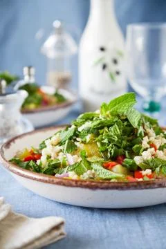 Refreshing Summer Salad Stock Photos
