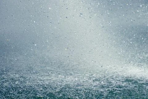 Refreshing water splash with droplets in motion 写真素材