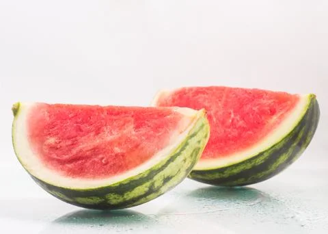 Refreshing Watermelon Pieces Stock Photos