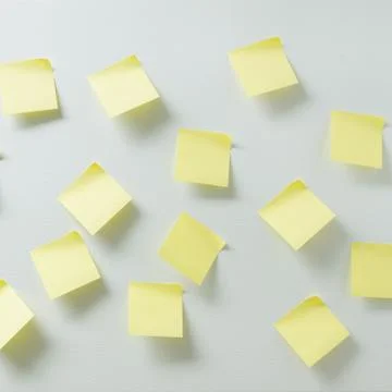 Refrigerator and reminders Stock Photos