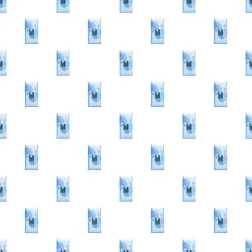 Refrigerator appliance pattern for home kitchen equipment Stock Illustration