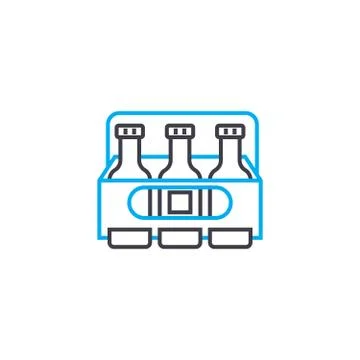 Refrigerator bag linear icon concept. Refrigerator bag line vector sign, symbol Stock-Illustration