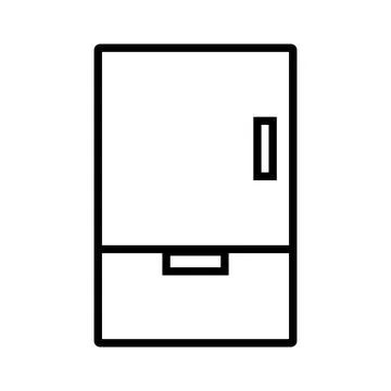 Refrigerator icon. Fridge icon. Vector. Stock Illustration