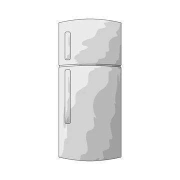 Refrigerator illustration Stock Illustration