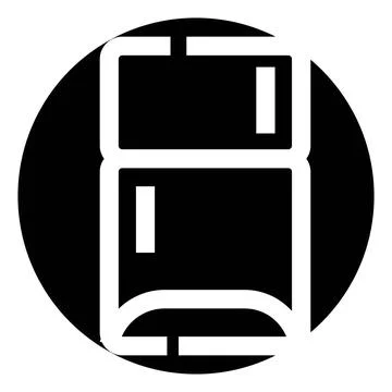 Refrigerator kitchen appliance icon vector illustration design Stock Illustration