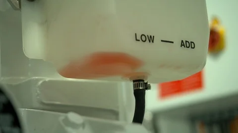 Refrigerator liquid tank empty. Stock Footage 104746764