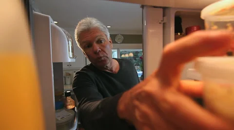 REFRIGERATOR MAN Stock Footage 34864394