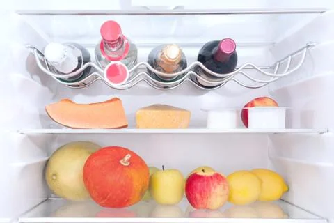 In the refrigerator Stock Photos