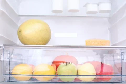 In the refrigerator Stock Photos