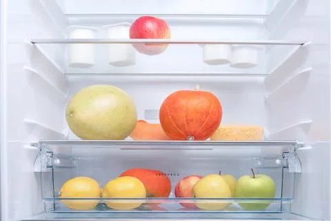 In the refrigerator Stock Photos