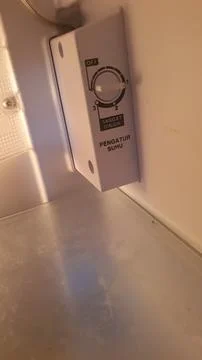Refrigerator temp control Fotos Stock