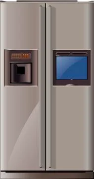 Refrigerator vector Stock Illustration