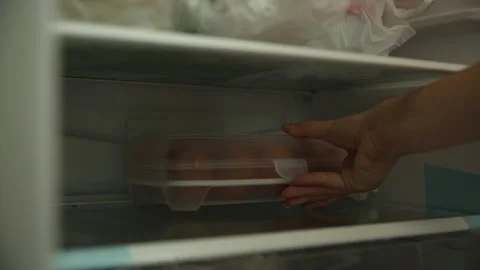 Refrigerators and freezers store fresh food (1) Stock Footage 202154775