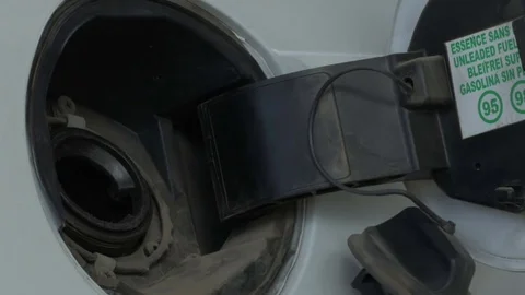 Refuel car with petrol 스톡 동영상 72767420