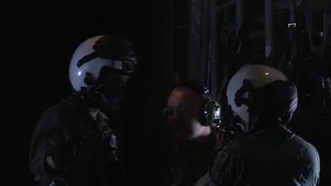 Refueler Transport Squadron 252 (VMGR) preparing for aerial refuel exercises Video stock 81742031